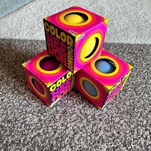 NEW Set of 3 Nee Doh Color Changing Balls